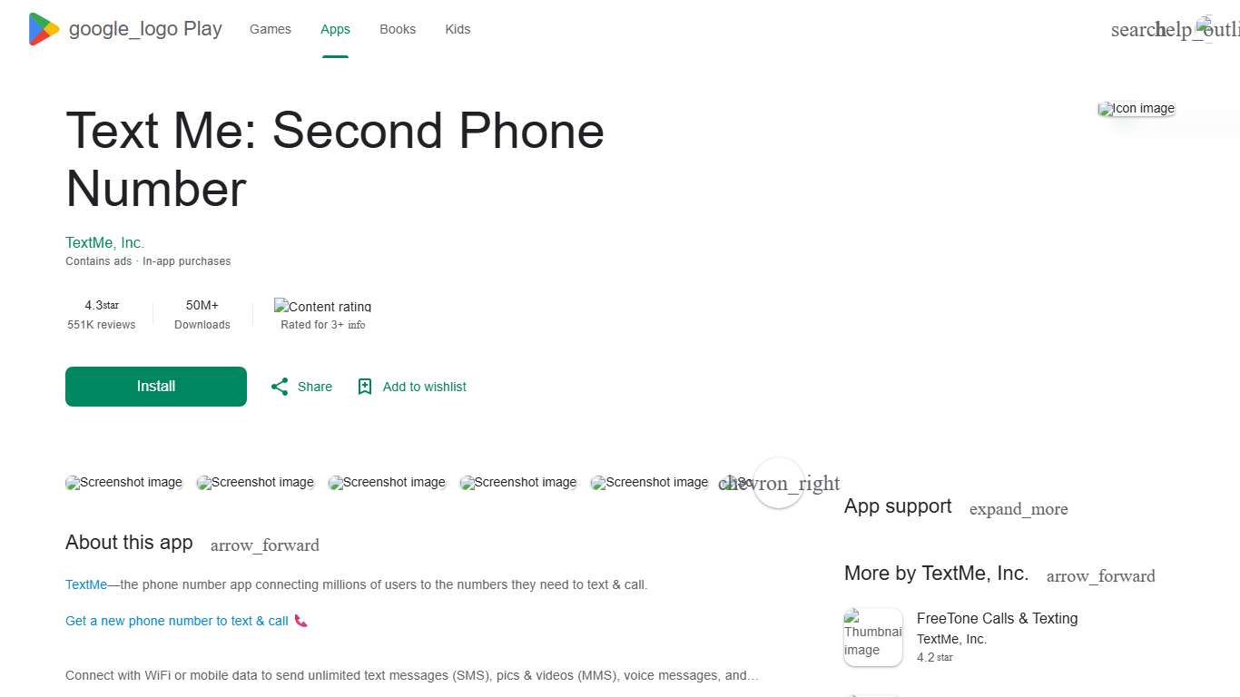 Text Me: Second Phone Number - Apps on Google Play