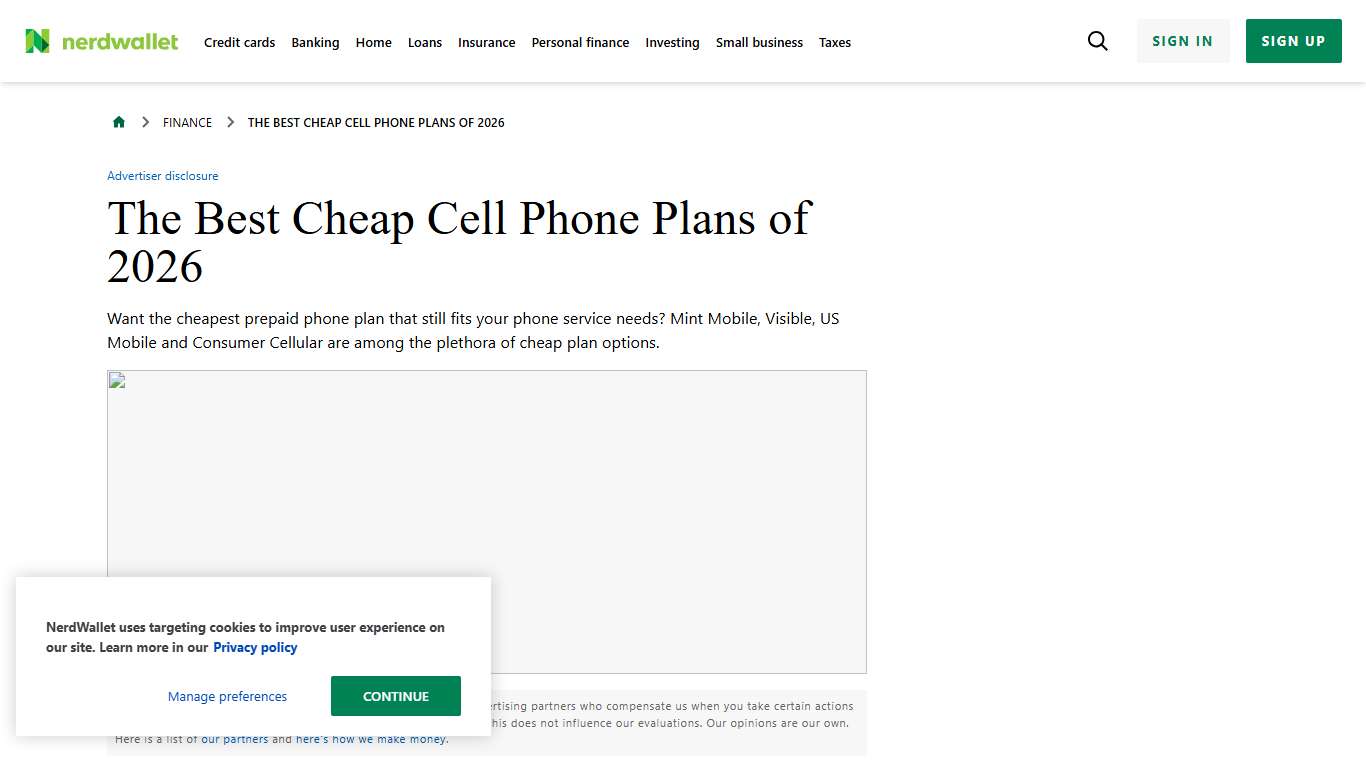 The Best Prepaid Phone Plans of 2026 - NerdWallet
